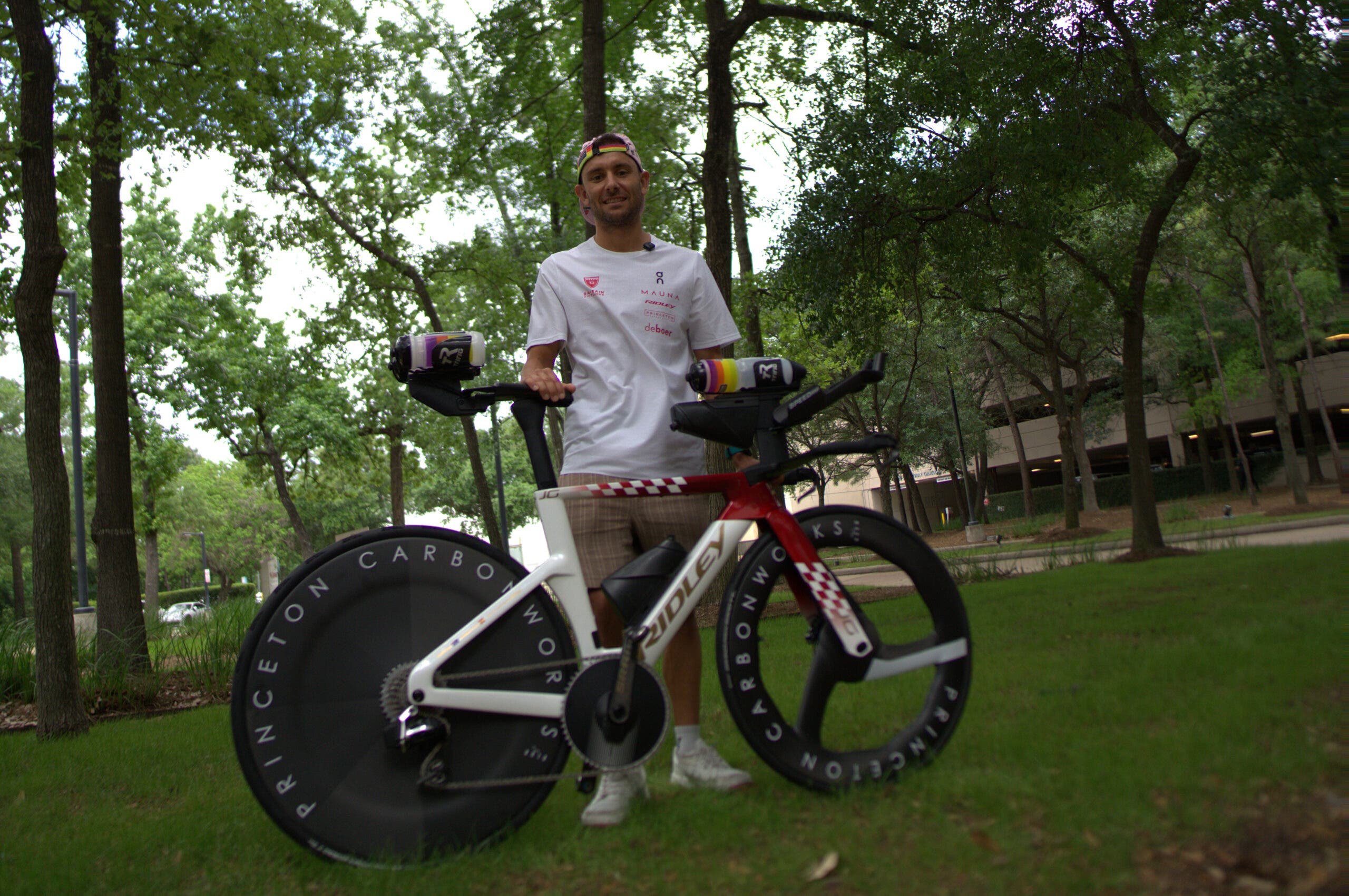 Two-time 70.3 world champion Gilly Janes will make his Ironman debut in Texas this weekend.